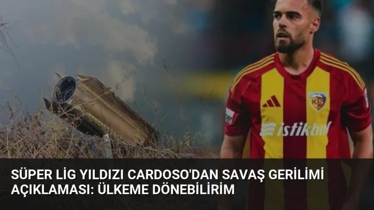 Süper Lig yıldızı Cardoso’dan savaş gerilimi açıklaması: Ülkeme dönebilirim