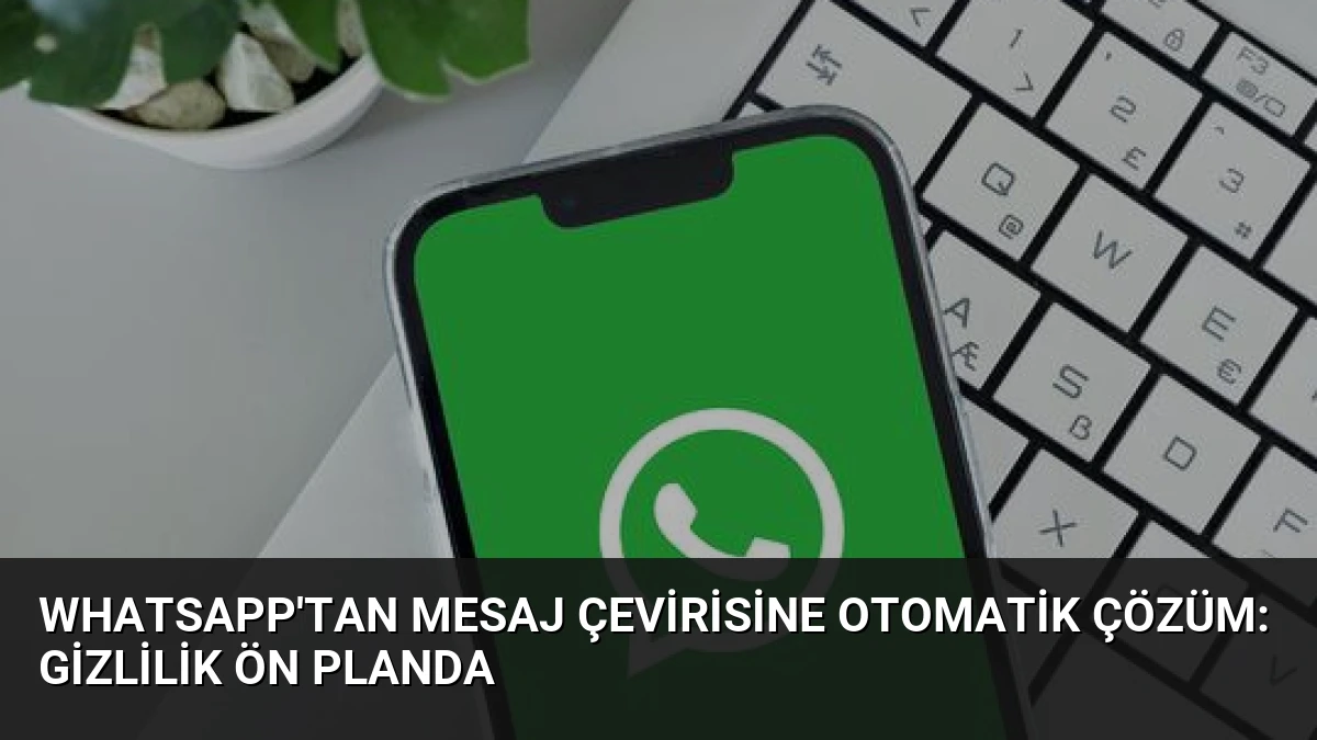 WhatsApp’tan Mesaj Çevirisine Otomatik Çözüm: Gizlilik Ön Planda