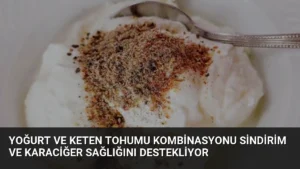 Yoğurt ve Keten Tohumu Kombinasyonu Sindirim ve Karaciğer Sağlığını Destekliyor