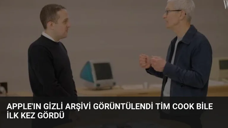 Apple’ın Gizli Arşivi Görüntülendi Tim Cook Bile İlk Kez Gördü