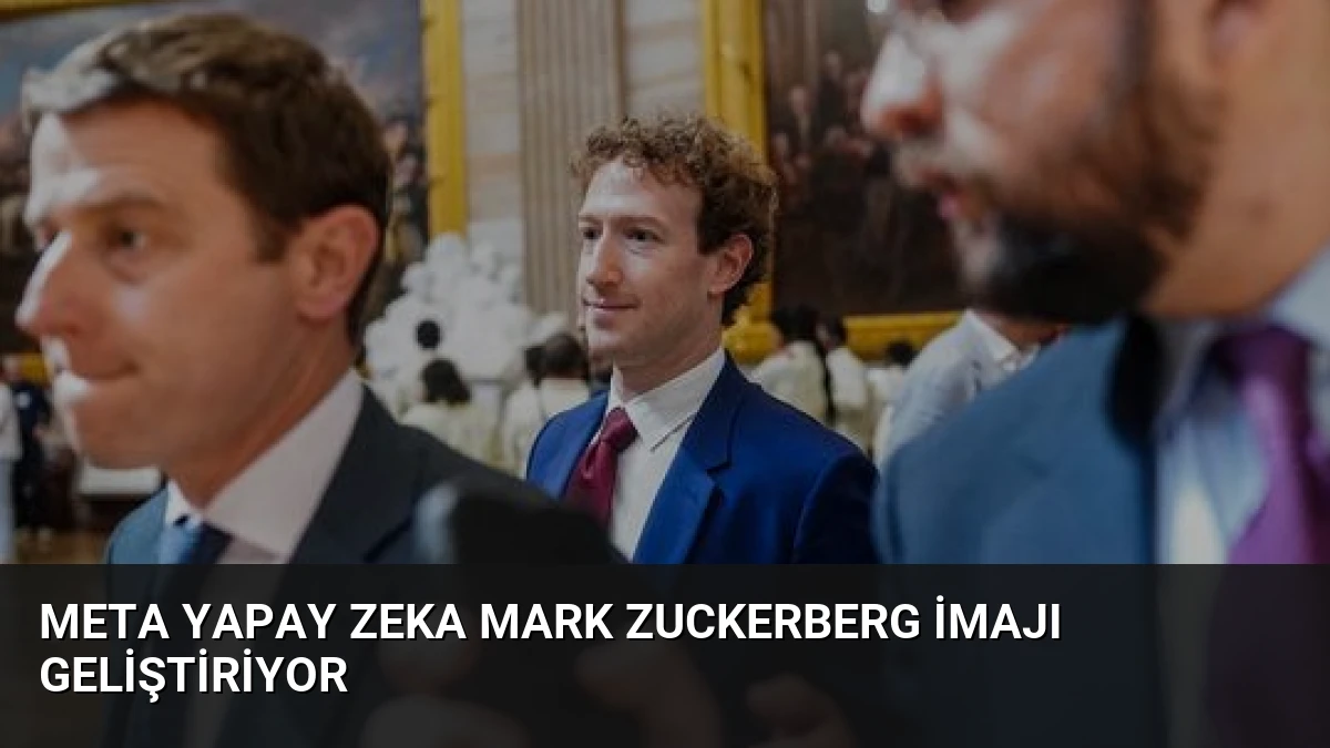 Meta Yapay Zeka Mark Zuckerberg İmajı Geliştiriyor