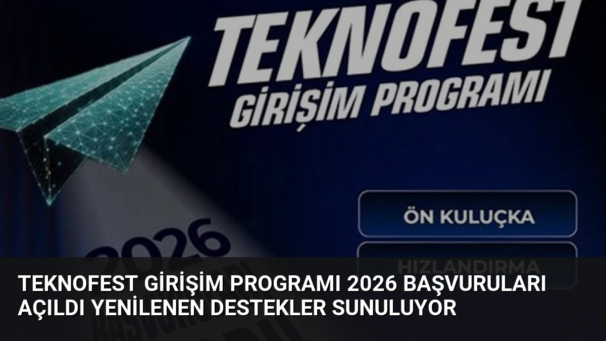 TEKNOFEST Girişim Programı 2026 Başvuruları Açıldı Yenilenen Destekler Sunuluyor