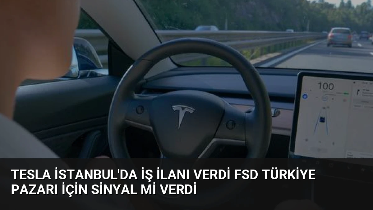 Tesla İstanbul’da İş İlanı Verdi FSD Türkiye Pazarı İçin Sinyal mi Verdi
