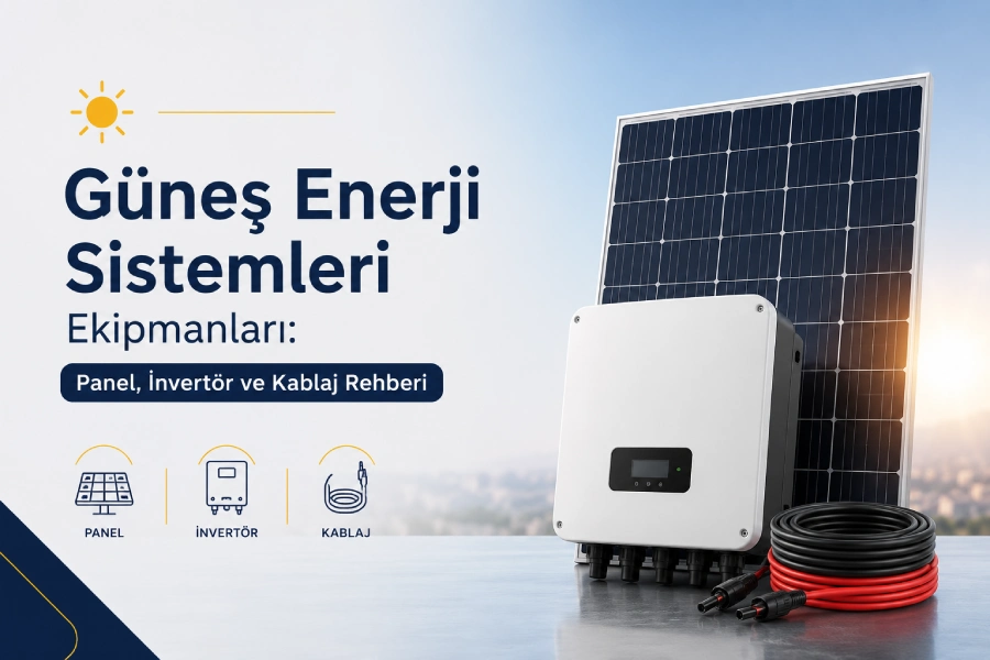 Güneş Enerji Sistemleri Ekipmanları: Panel, İnvertör Rehberi