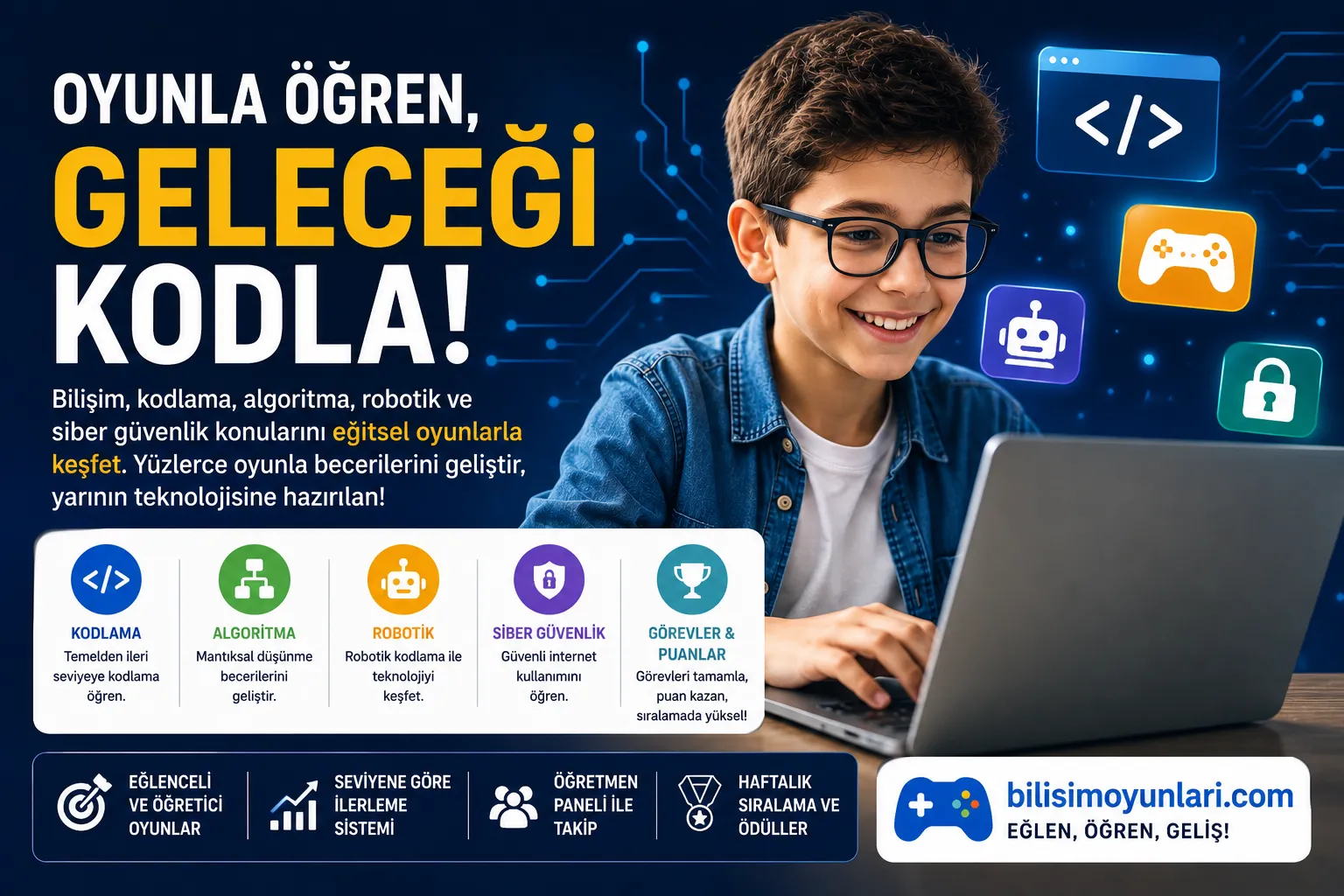 Oyunlaştırılmış Eğitim Platformları Bilişim Derslerine Yeni Bir Soluk Getiriyor