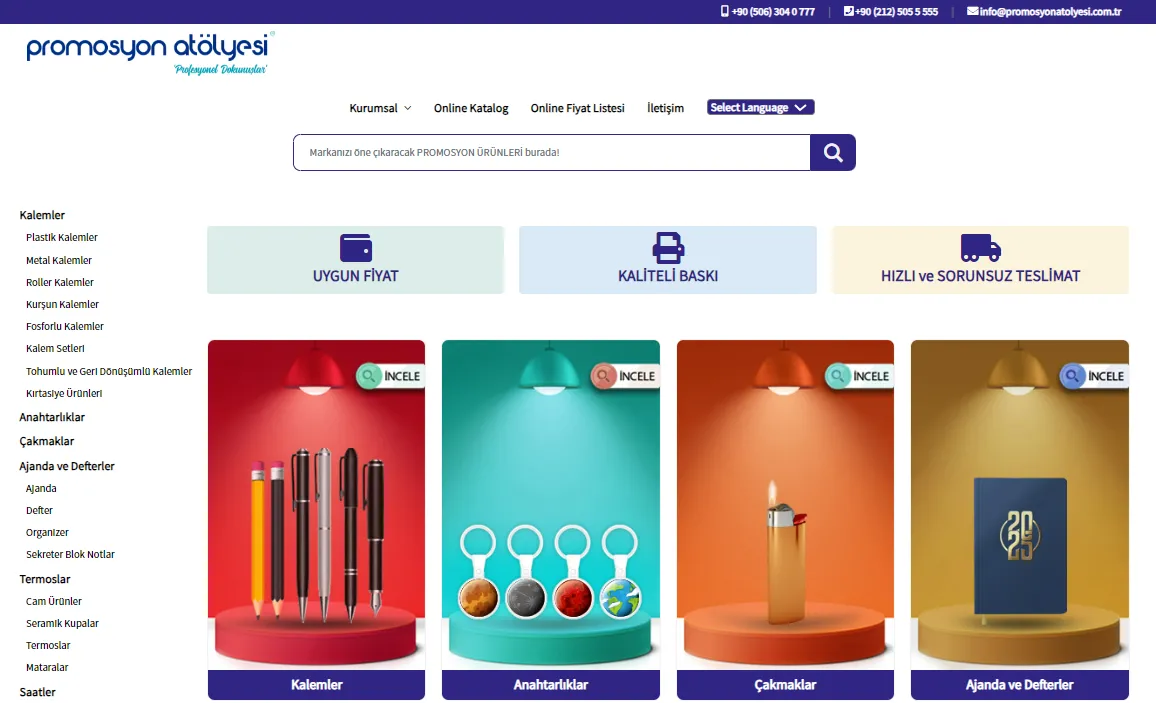 Promosyon Defter Kalem Seti ile Kurumsal Tanıtımınızı Güçlendirin