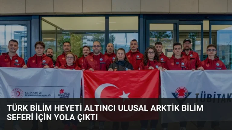 Türk Bilim Heyeti Altıncı Ulusal Arktik Bilim Seferi İçin Yola Çıktı