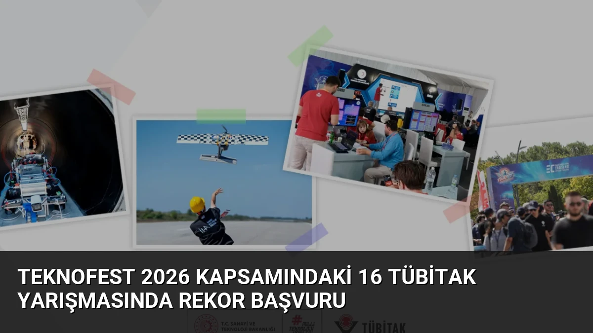 TEKNOFEST 2026 Kapsamındaki 16 TÜBİTAK Yarışmasında Rekor Başvuru