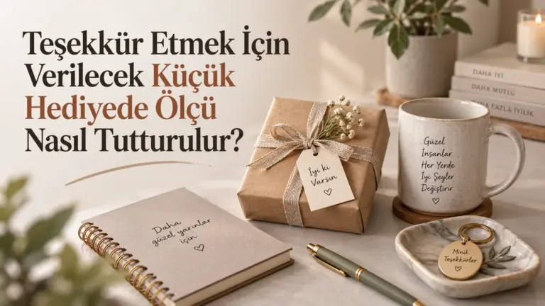 Teşekkür Etmek İçin Verilecek Küçük Hediyede Ölçü Nasıl Tutturulur?