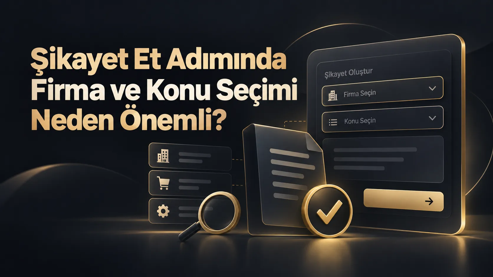 Şikayet Et Adımında Firma ve Konu Seçimi Neden Önemli?