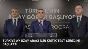 Türkiye Ay Uzay Aracı İçin Kritik Test Sürecini Başlattı